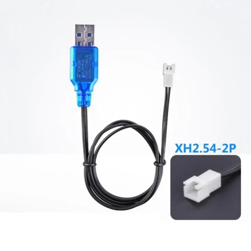 652F Lithium Battery Wire XH2.54-2P Reverse/Forward Plug 400mAh 3.7V Charging Cable Cord for Aircraft Model UAV