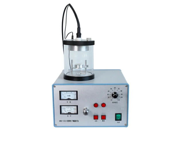 Laboratory Small size Ion sputter coater for Gold, platinum, chromium, silver, titanium, copper, nickel,  SEM sample preparation