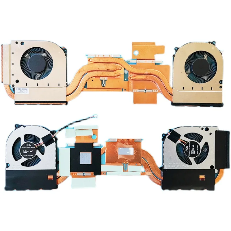 Cooling Fan Module Copper Pipe for Mechanic MKNP55HJ Gaming Laptop