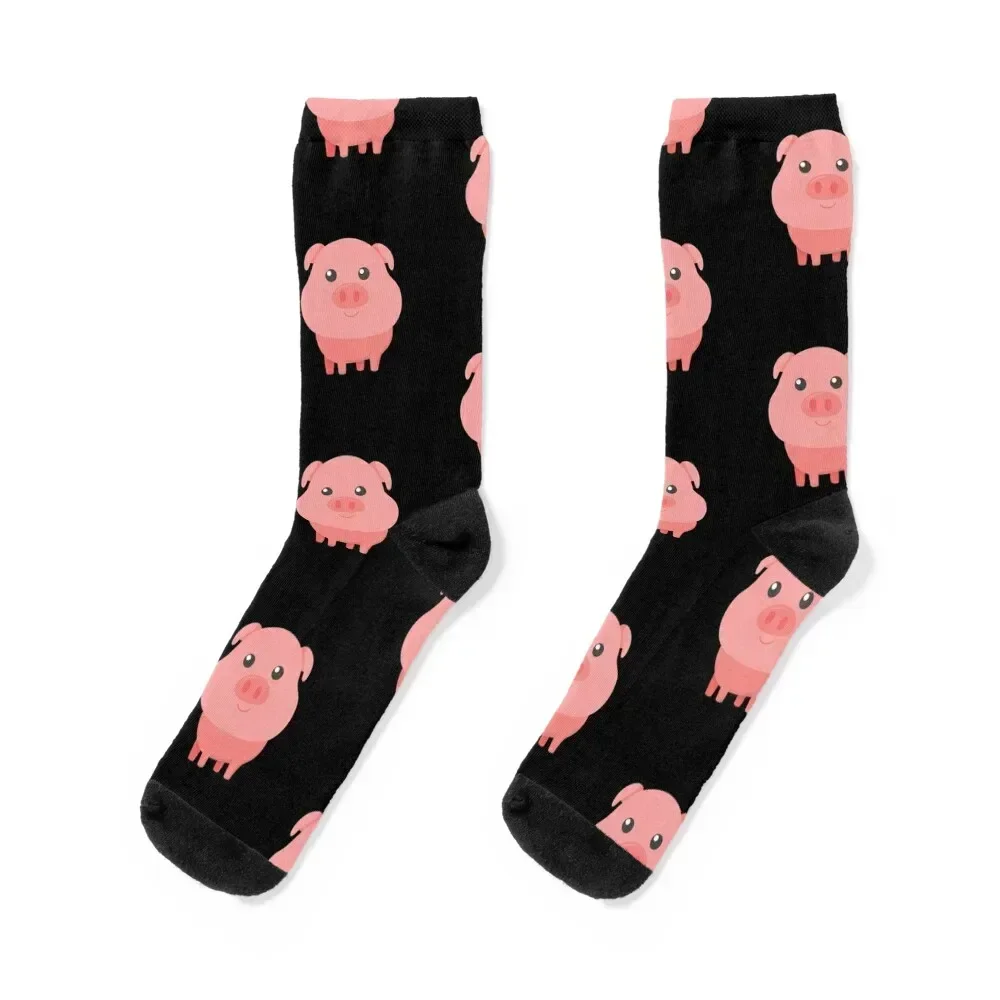 Adorable Pig Cute Baby Pig for Pig Lovers Socks Argentina fashionable Socks Women Men's