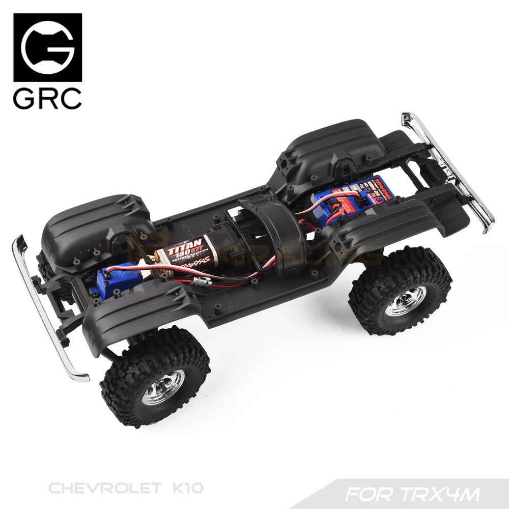 Trx4m 3D-geprinte interieurstoelen en spatborden, geschikt voor 1/18 Remote Crawler Traxxas Trx-4m auto Chevrolet K10 upgrade-onderdelen