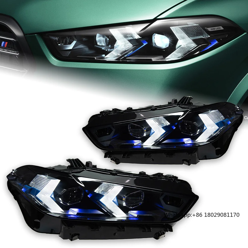 

Car Lights for BMW X5 X6 LED Headlight Projector Lens 2019-2022 G05 G06 Lci New Head Lamp Signal Front Automotive Accessories