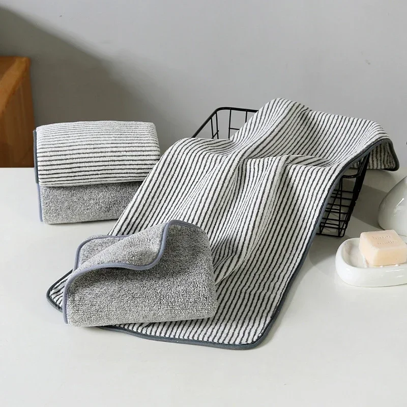 Asciugamano in cotone asciugamano per il viso addensato assorbente forte asciugamano per adulti morbido senza spargimento regalo per la casa da