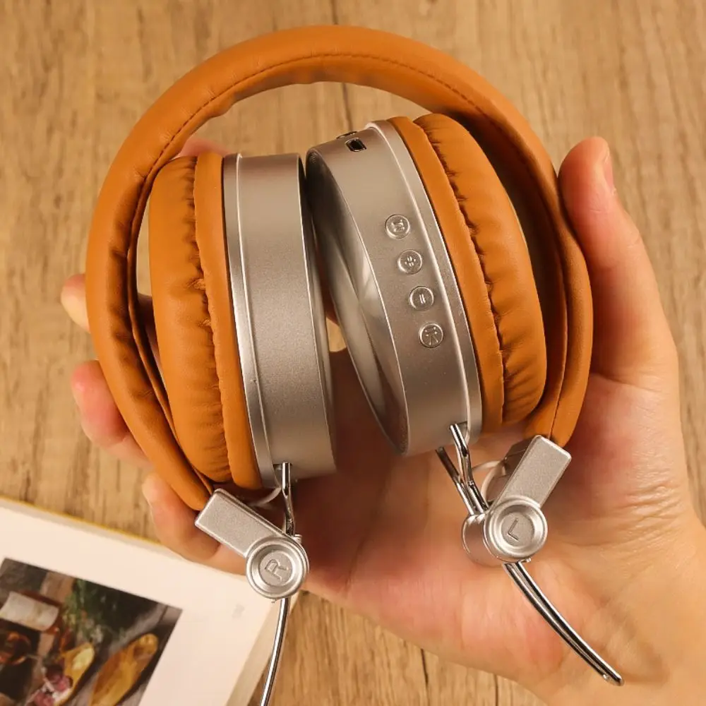 

HIFI Retro Wireless Headset Foldable Millennium Wind Wireless Headphones Earbud Vintage Retro Headphone Outdoor Mp3