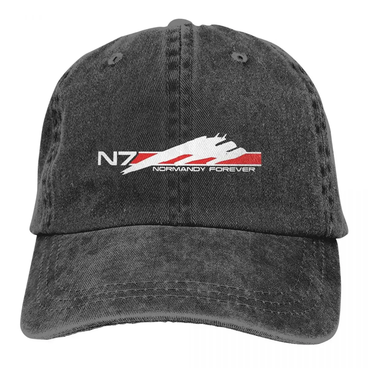 

Mass Effect Commander Shepard Asari Game Normandy Forever N7 Baseball Caps Summer Sports Cap Sun Shade Hats for Men Women