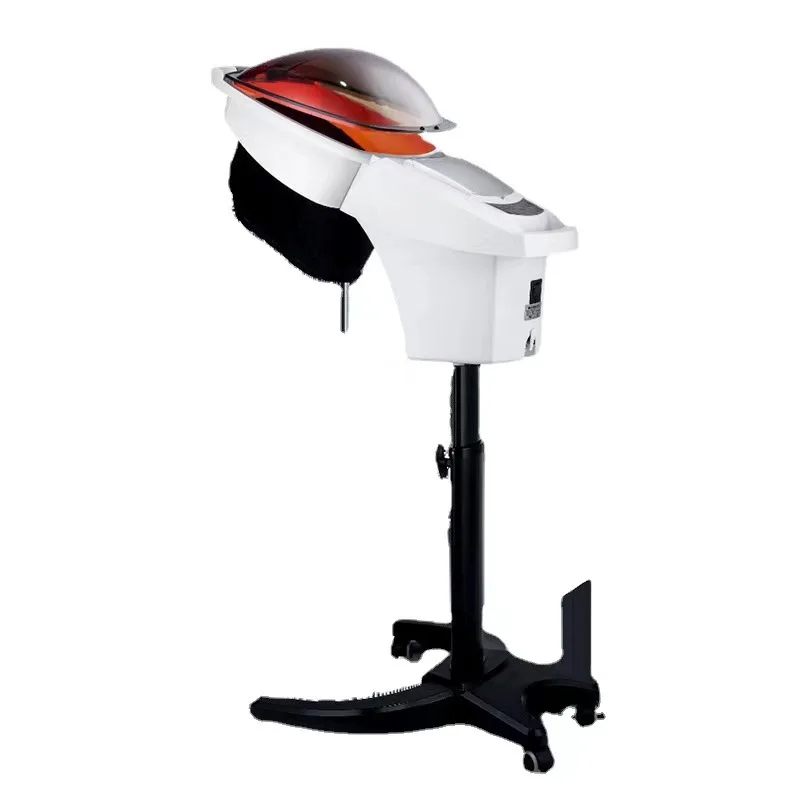 Hair Steamer Rolling Stand Care Professional O3 Ozone Micro Mist Red and Blue Light Therapy Elitzia