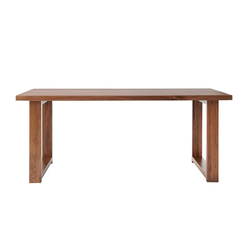 North American black walnut solid wood dining table