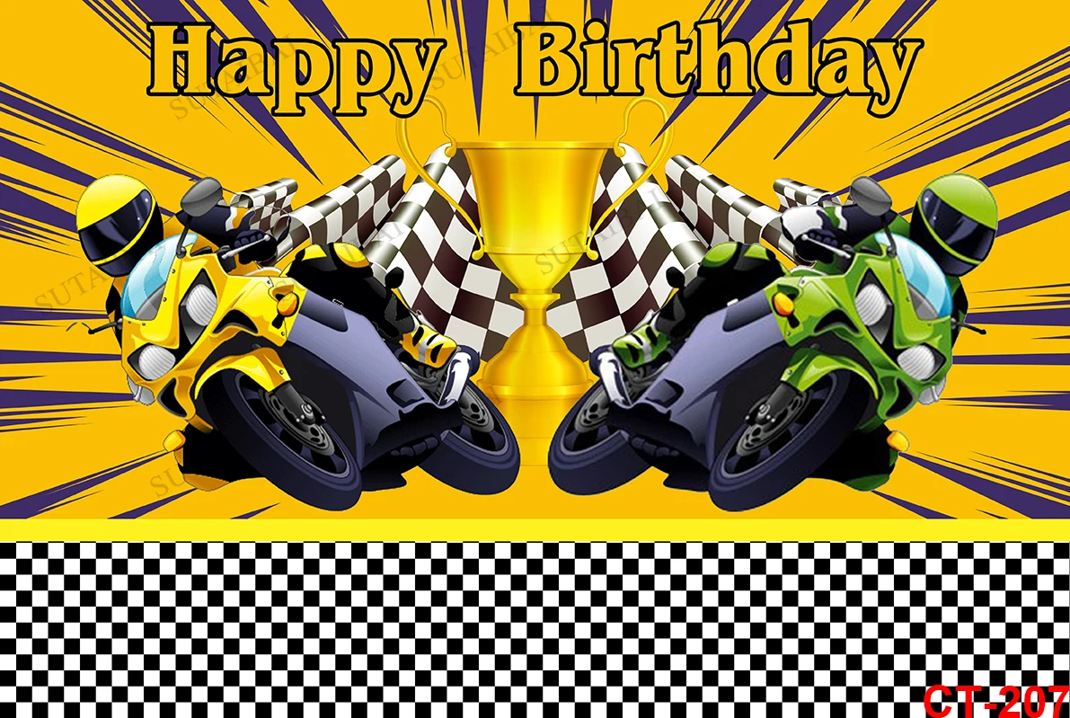 写真の背景,モンスター,トラック,レース,赤ちゃんの誕生日パーティーの背景,ビニール写真の装飾