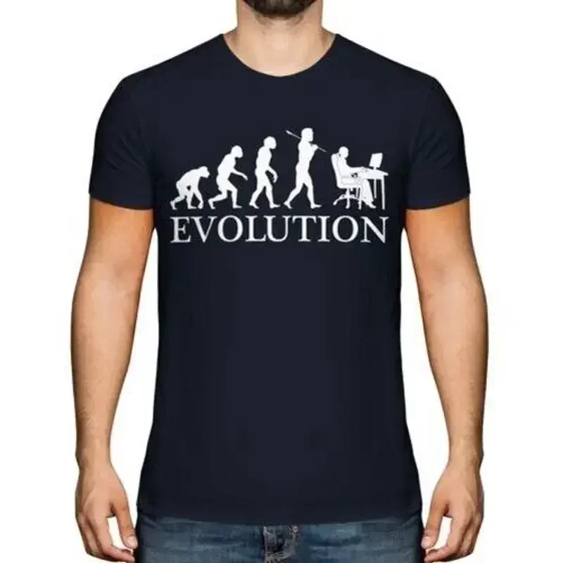OFFICE WORKER (FEMALE) EVOLUTION MENS T-SHIRT TEE TOP GIFT RECEPTIONIST GIFT S