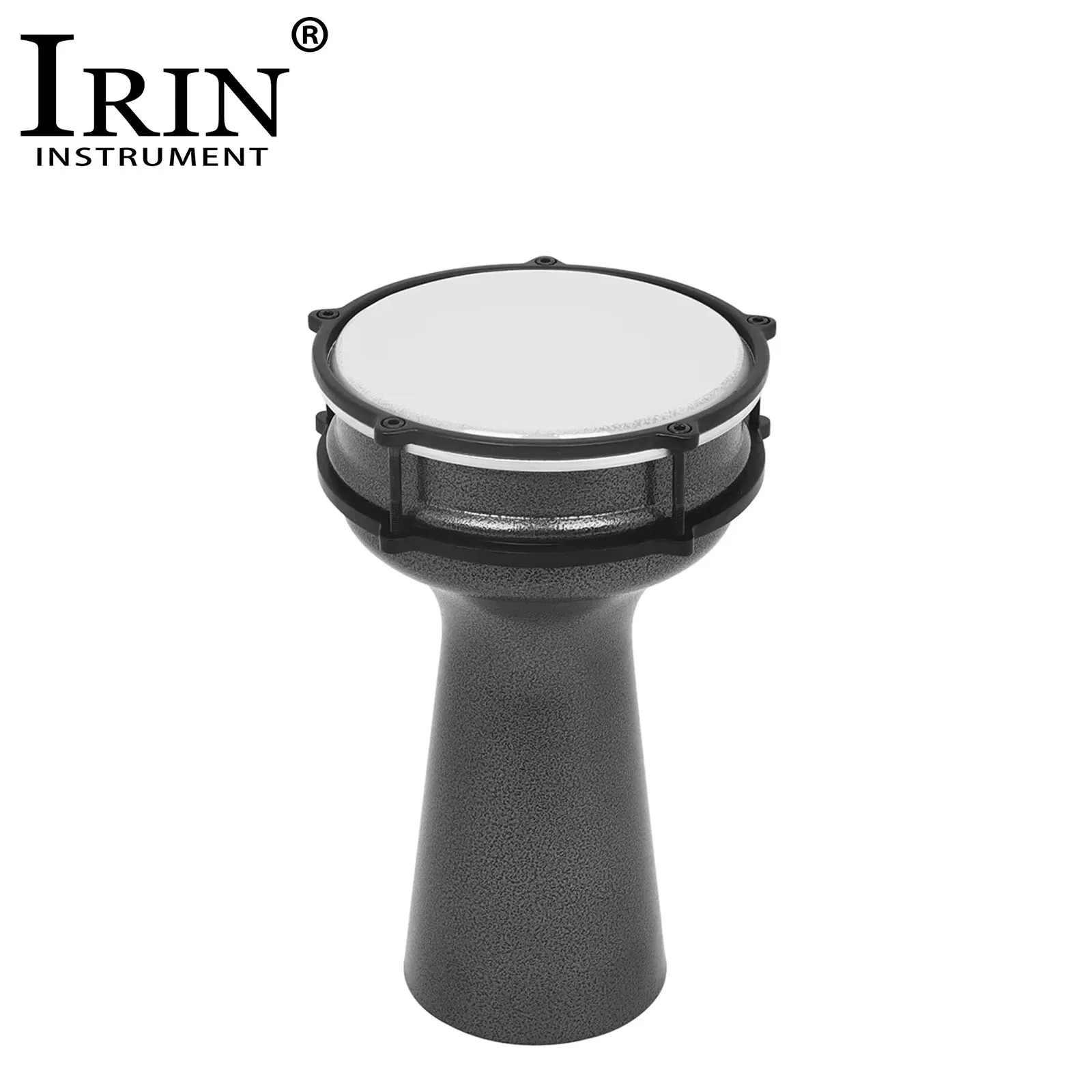 8 بوصة طبلة تركية طبلة عربية طبل الشرق الأوسط طبلة تركية سوداء أداة قرع معدنية محمولة مع الملحقات والأجزاء #1