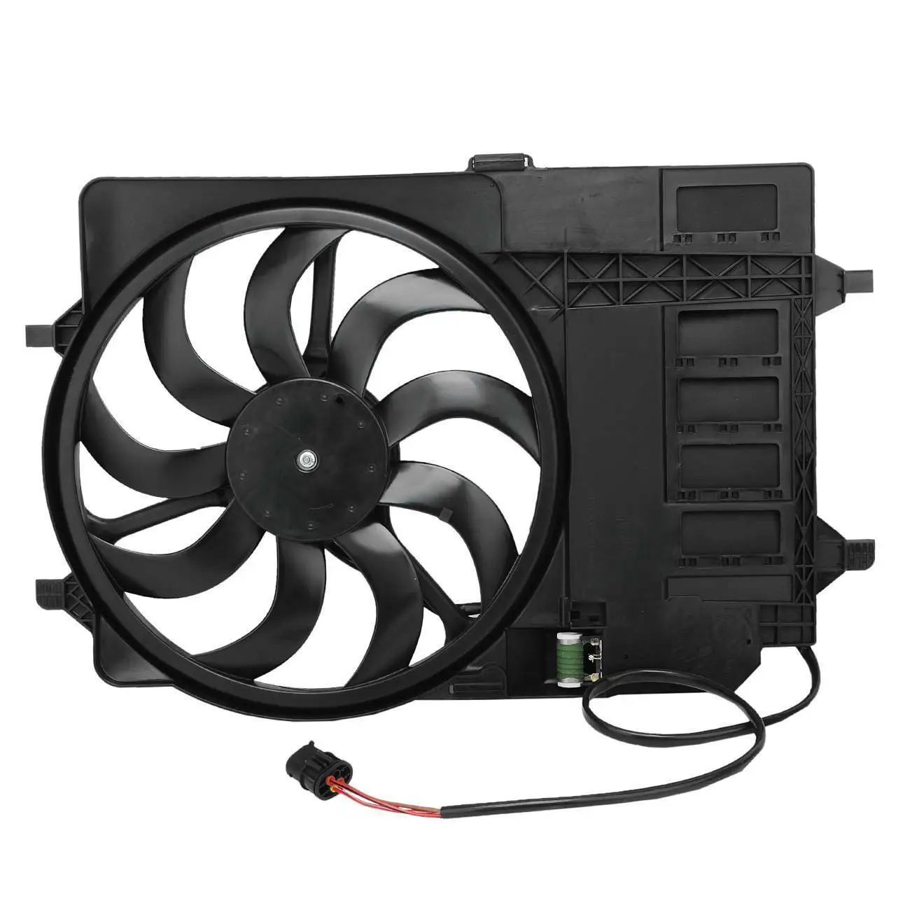 Radiator Condensor Cooling Fan Assembly For Mini Cooper 1.6L 2003-08 17117541092