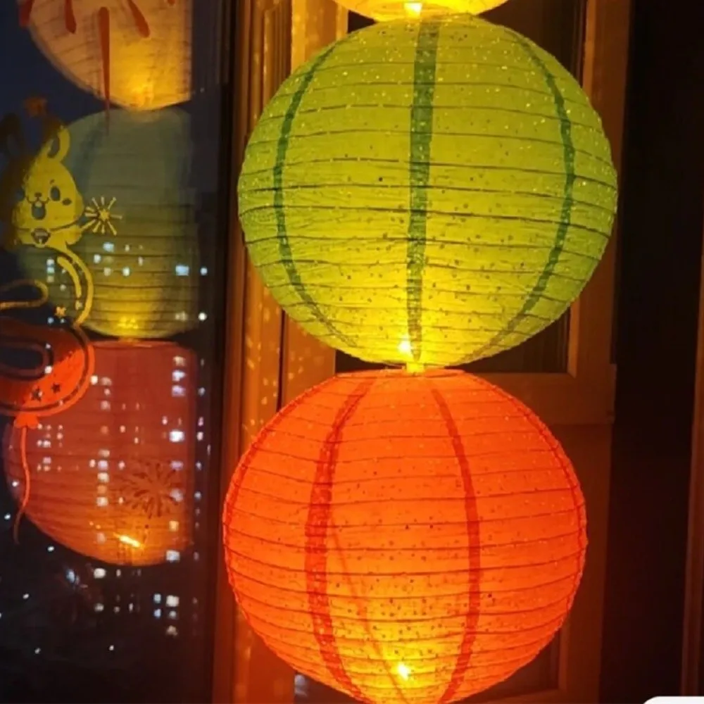 Ancient Style Chinese Paper Lanterns Hollow Out Thickened Festival Lanterns Soft Light Good Luck Photo Prop Lantern