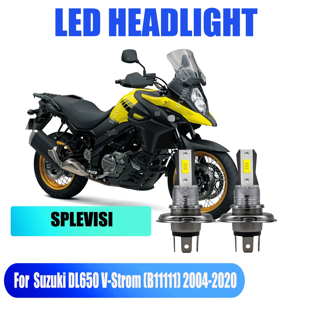 

H4 472 White LED 45W Headlight Bulb Hi Low Beam OEM Compatible For Suzuki DL650 V-Strom (B11111) 2004 2005 2006 2007 2008-2020