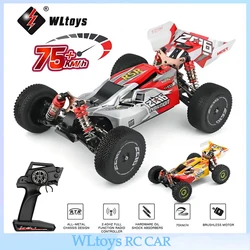 WLtoys 144001 1:14 RC Racing Car 60 Km/H 2.4G telecomando ad alta velocità Off-Road Drift assorbimento degli urti giocattoli per ragazzi adulti regalo per bambini