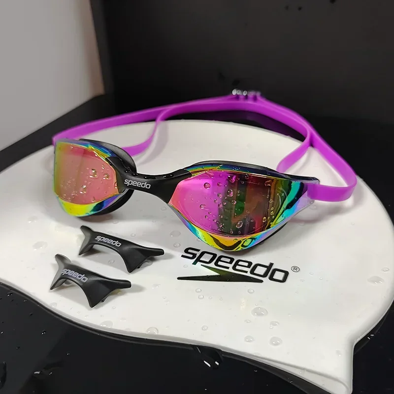 Lunettes de natation professionnelles antibuée confortables haute définition pour hommes et femmes, lunettes de natation imperméables par Speedo