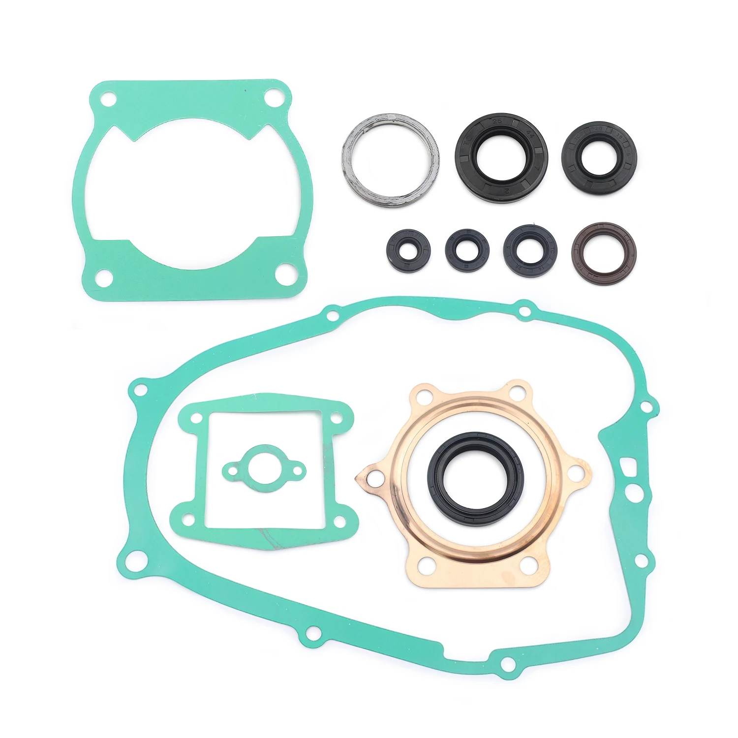 Zubehör Motorrad-Motorkopf Kompletter Dichtungssatz Öldichtungen Ober- und Unterbauteil-Set Kompatibel mit Yamaha Blaster 200 YFS200 1988-2006 – Detail 3