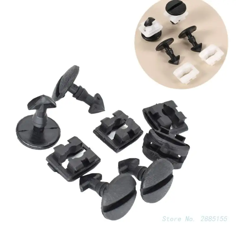 Bumper Towing Eye Hook Cover Clips Screws Trim Turn Lock Insert Kit for Evoque Discovery 3 4 Bumper Fender- Grille Clips