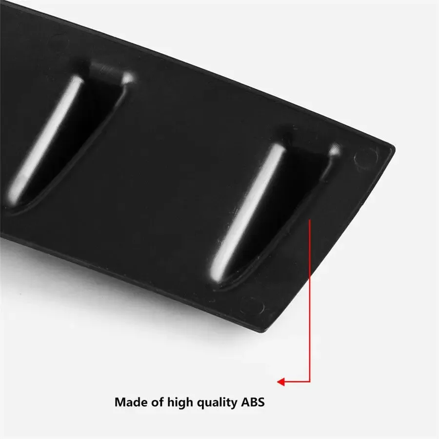 Car Shark Rear Bumper Universal Chassis Spoiler Lip Protection Diffuser Deflector ABS rear spoiler bumper chassis spoiler