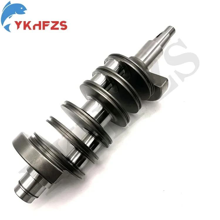 

6E5-11411-00 Crankshaft For Yamaha Outboard Motor 2T V4 115HP 130HP 6E5-11411-01 Small Taper 6E5-11411-01