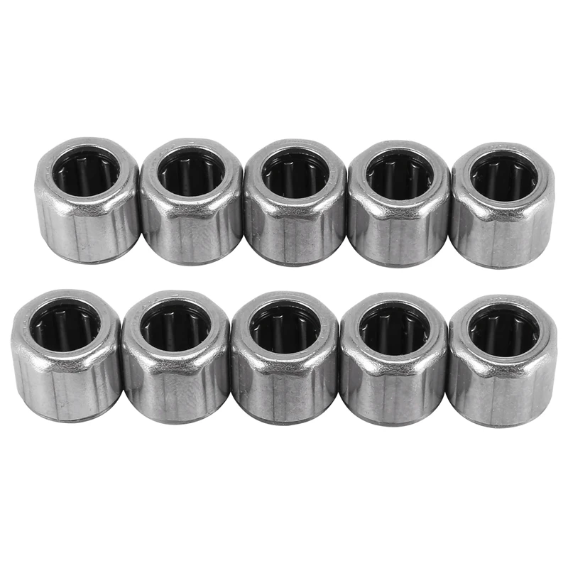 

10Pcs Needle Bearing HF081412 Outer Ring Octagon One-Way Needle Roller Bearing 8X14X12mm for Manufacturing Industry