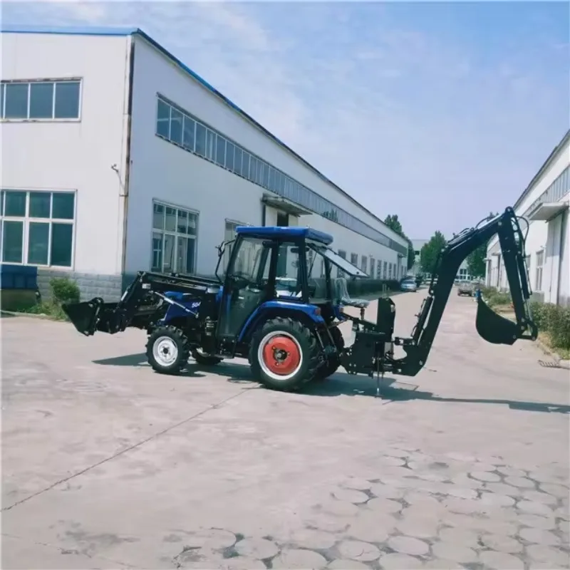 40hp 50hp tractor with front end loader and backhoe customized