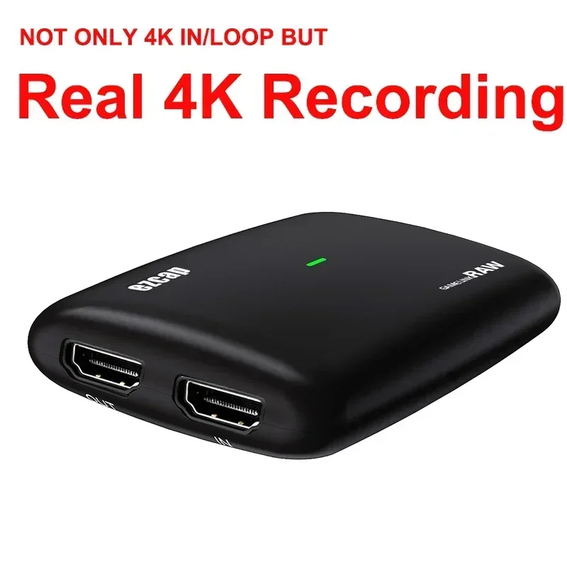 

Full HD 1080P 60fps 4K Recording TV Loop Line In Audio Video Capture Card HDMI To USB 3.0 Live Streaming Plate Videocapture Box