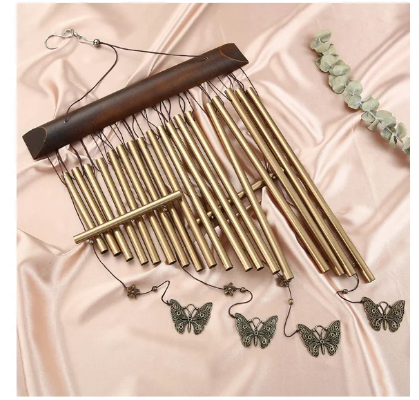 

Butterfly Harp Aluminum Tube Wind Chimes Holiday Couple Gifts, Home Decoration Metal Pendant Beautiful and Dreamy