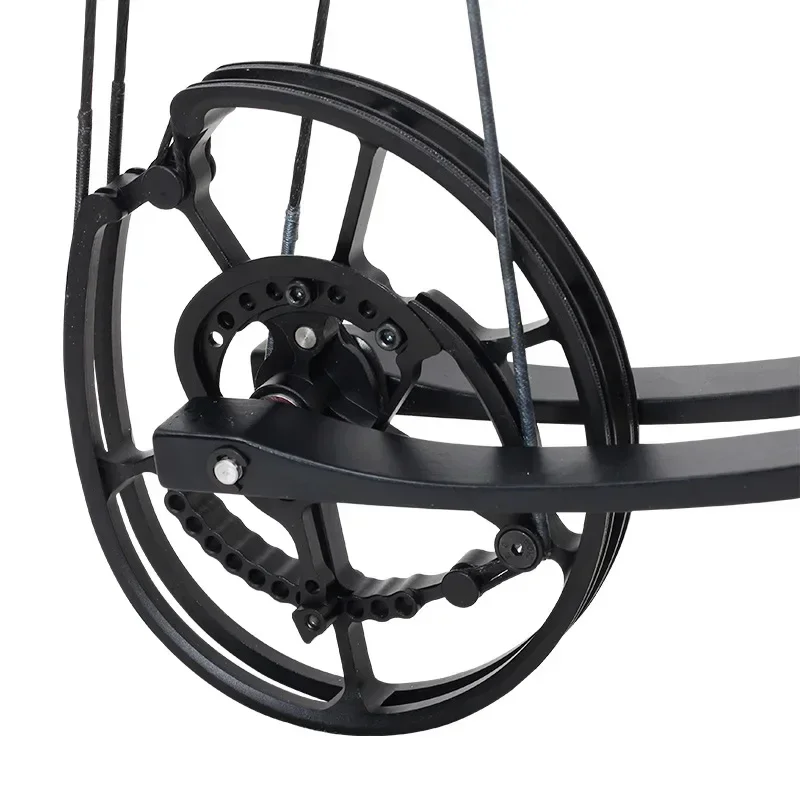 Dual-purpose steel ball bow compound bow shooting archery competitive outdoor short axis slingshot spot