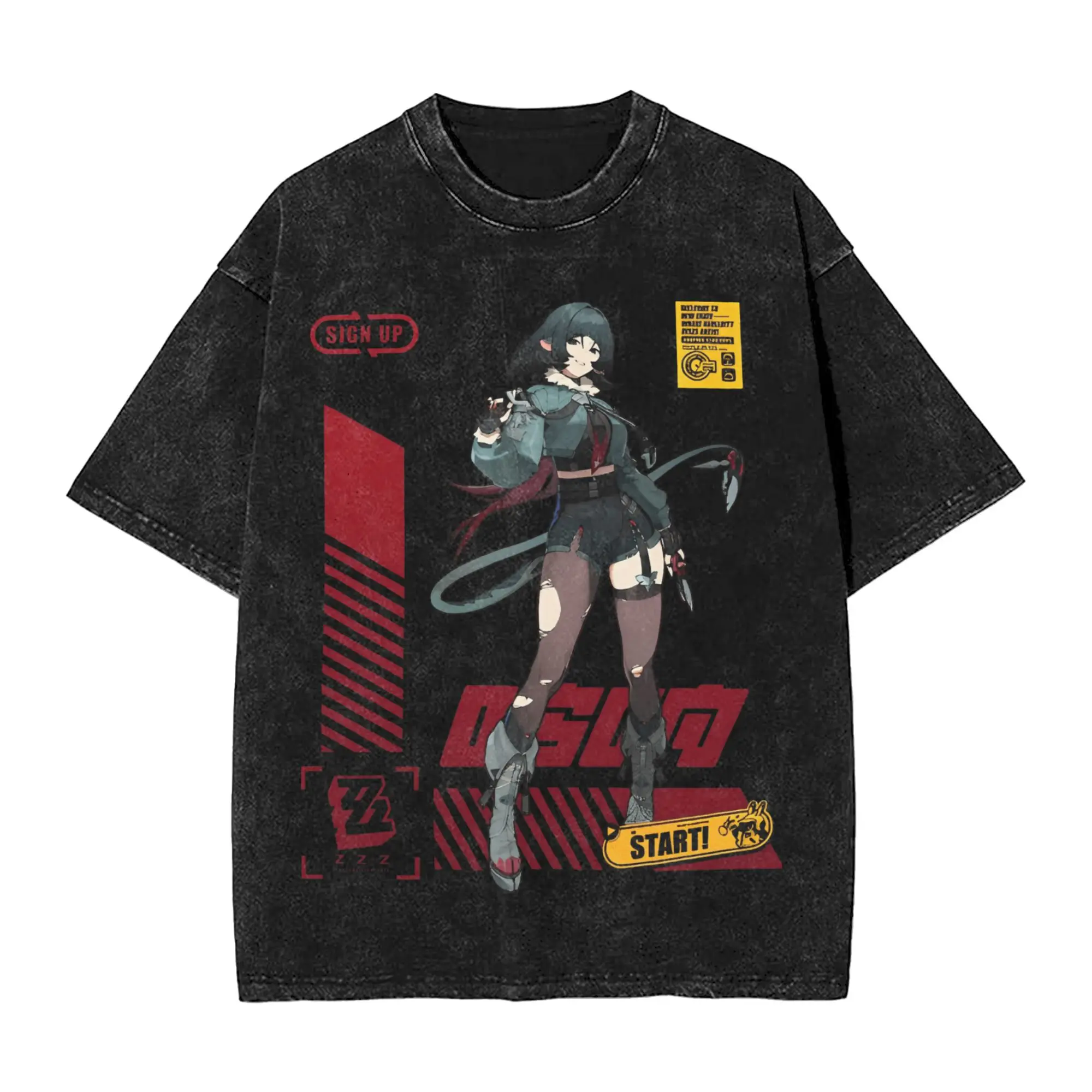 Agent Jane Doe  T-Shirt Zenless Zone Zero Trendy T Shirts Short Sleeve Awesome Tshirt Summer Cotton O-Neck Oversized Clothes