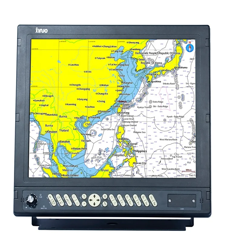

Marine XINUO GPS HM-1817 17" Large Display CE Certificate Chart Plotter