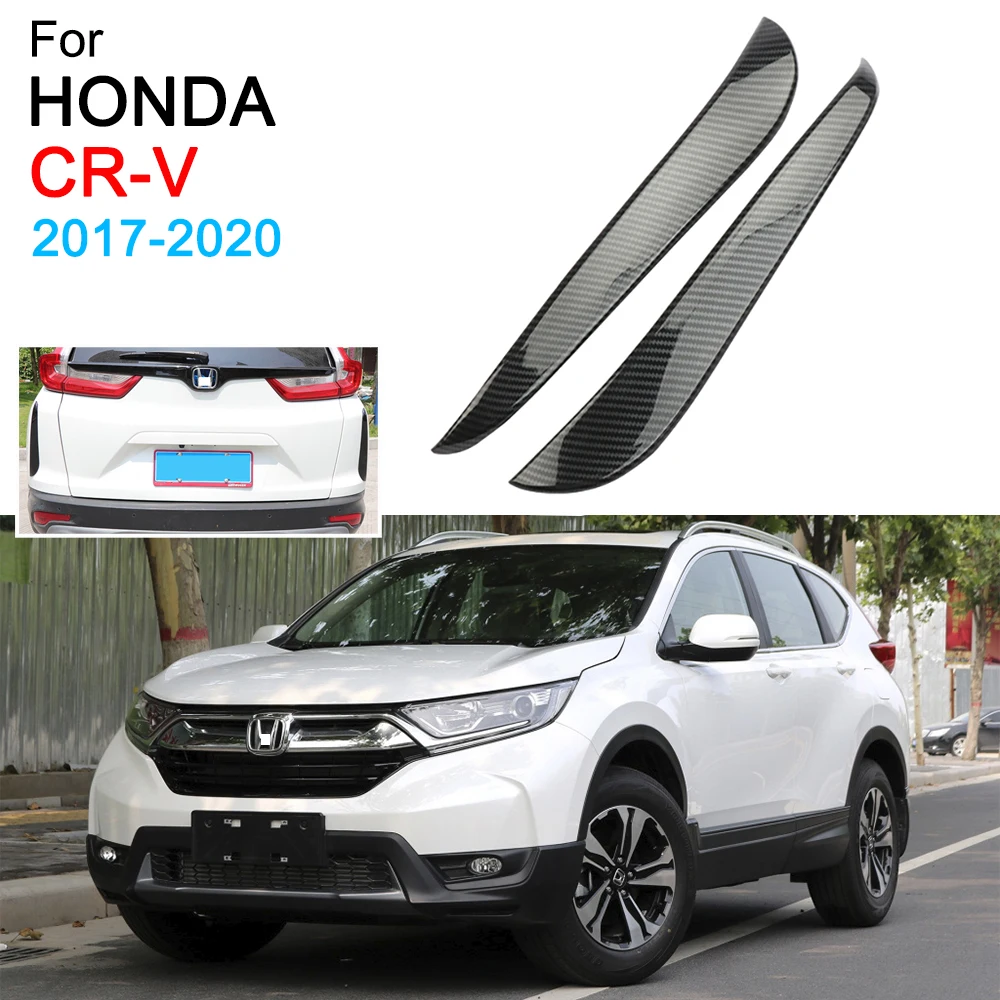 Rear Trunk Protector Corner Styling Mouldings Sticker Cover for Honda CRV 5th Accessories 2017 2018 2019 2020 2021 2022