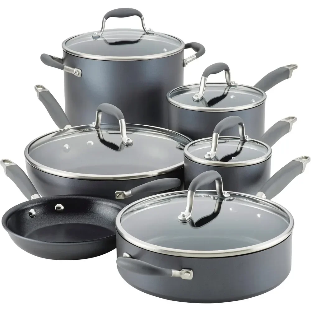 Advanced Home Hard Anodized Nonstick Pots and Pans/Cookware Set