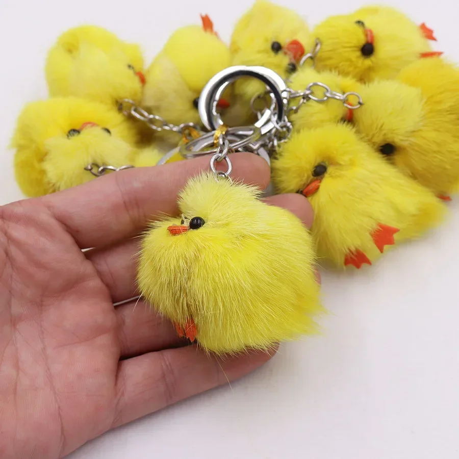 1 pz carino pollo giallo peluche bambola portachiavi soffici morbidi peluche zaino borsa ciondolo portachiavi per bambini regali fidanzata