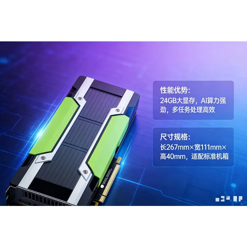 P40 24GB DDR5 Graphics Card for Gaming And Professional Use High-Performance GPU Card
