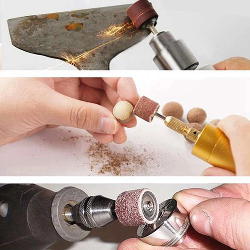 458Pcs Sanding Drums Kit Grinding Tool For Drum Polishing Machine With432pcs Sanding Band Sleeves 24Pcs Drum Mandrels