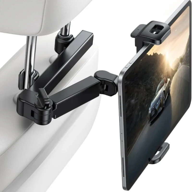 Universal Adjustable Car Backseat Tablet Holder Headrest Mount for Smartphones Tablets Stable Durable Design