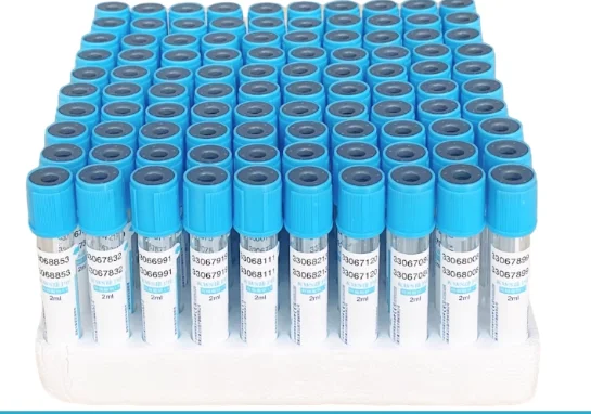 

Вакуумные пробирки для забора крови с цитратом натрия, 2 мл, 5 мл, 10 мл, 100 шт., одноразовые, с синей крышкой, медицинские, стерильные, для вакуумной коагуляции крови (PT)