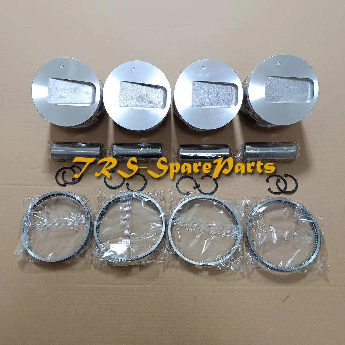 

New 4 Sets STD Piston Kit With Ring 30H17-02110 Fit For Mitsubishi K4N Engine 90MM