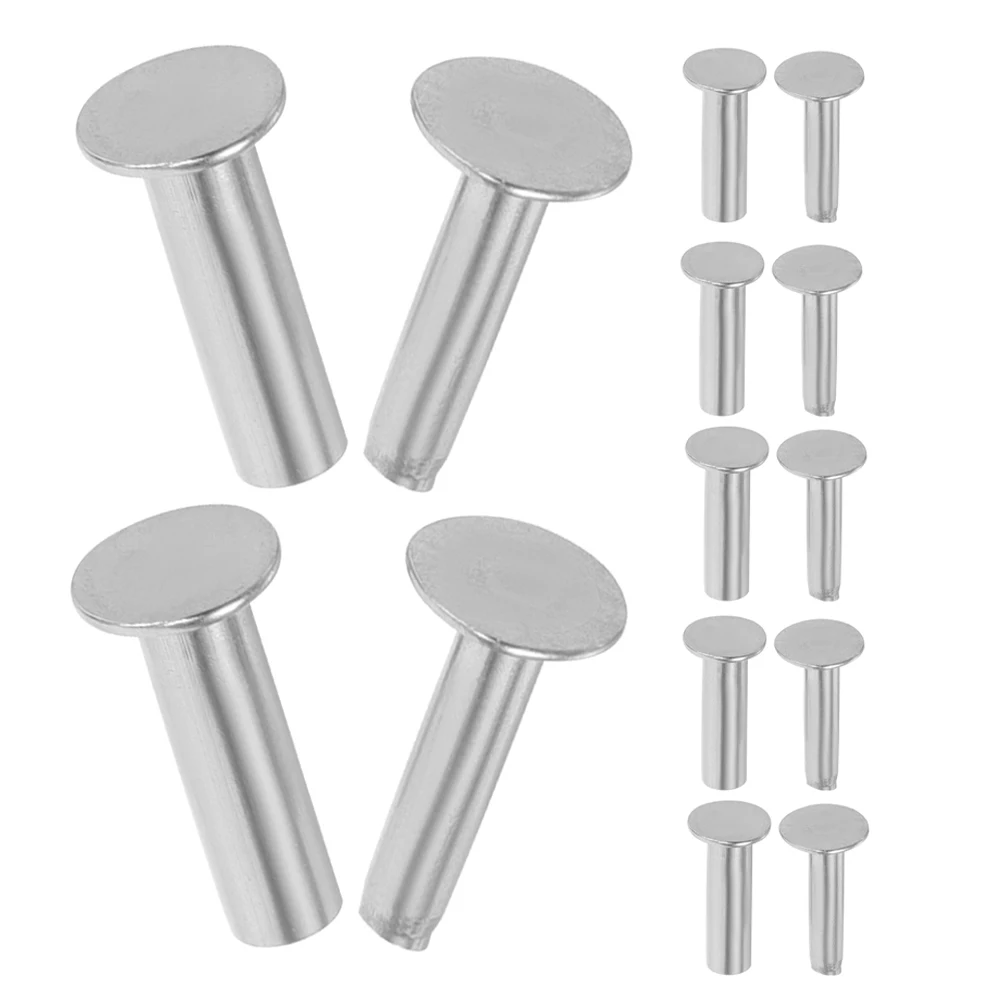 

7 Pairs Kitchen Knife Handle Pins Rivets Cutlery Heavy Duty Screws Chef Manual