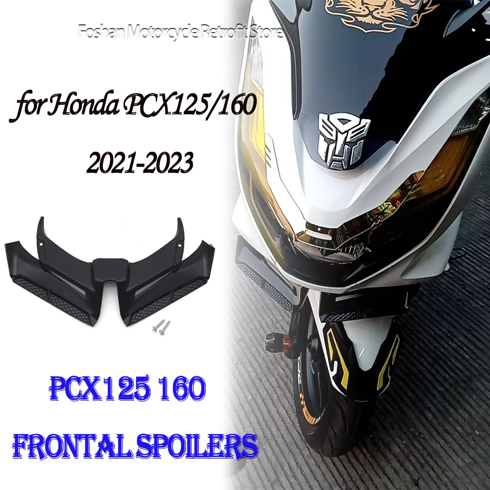 Dla Honda PCX 125 160 2021 2022 2023 motocyklowe modyfikacje części PCX125 160 FRONTAL spoilery dziób ptak akcesoria