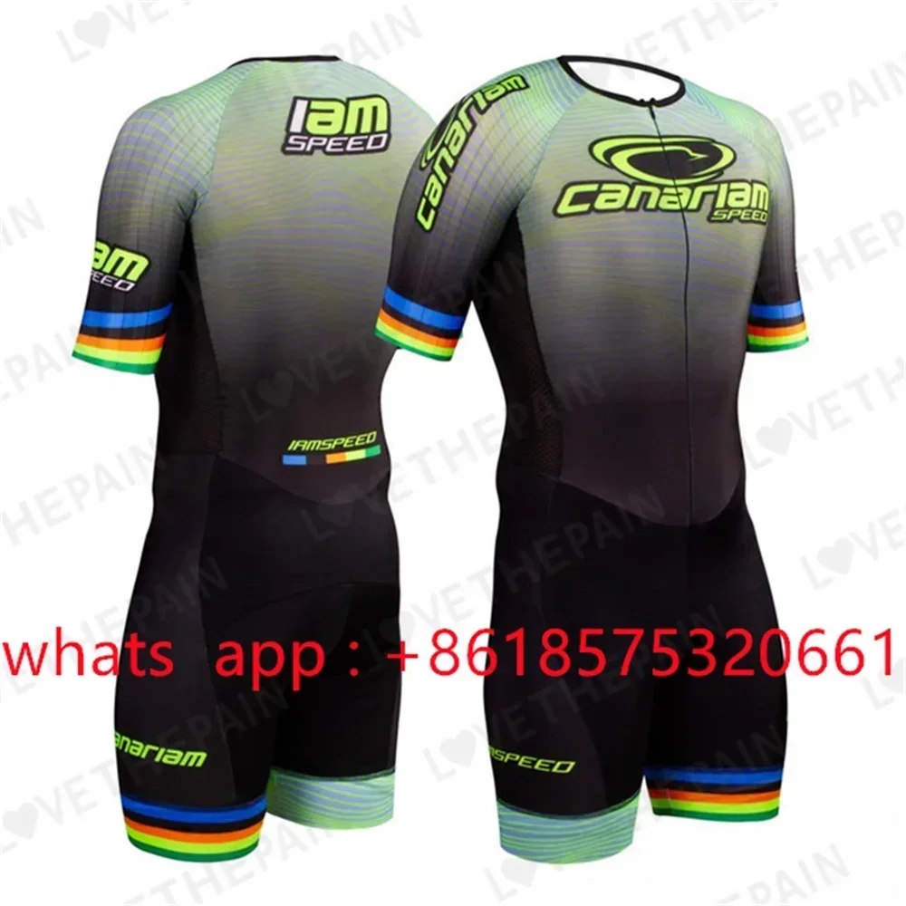 

Мужской велосипедный трикотаж, комбинезон для роликовых коньков, летняя одежда для быстрого катания на коньках, одежда для велоспорта и триатлона, Ropa Ropa Ciclismo, одежда для бега