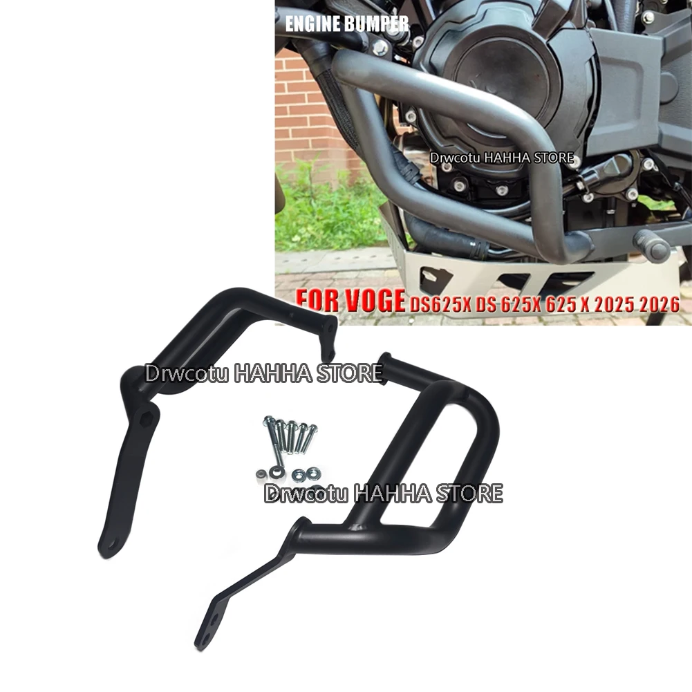 

Motorcylce Engine Guard Crash Bar Below Bumper Anti Fall Protector For LONCIN VOGE DS625X DS 625X 625 X 2025 2026