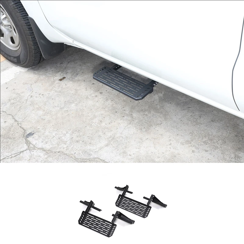 For Nissan Frontier front door side steps, entry steps, door step, car exterior accessories (1 and a half row models) 2022-2024