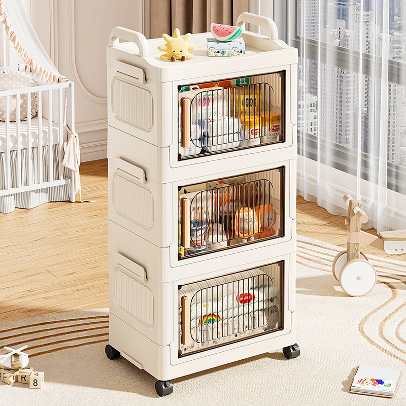 

Мобильная тележка для хранения, органайзер для детского столика, шкаф для игрушек, многофункциональный стеллаж для хранения, организация пространства в доме
