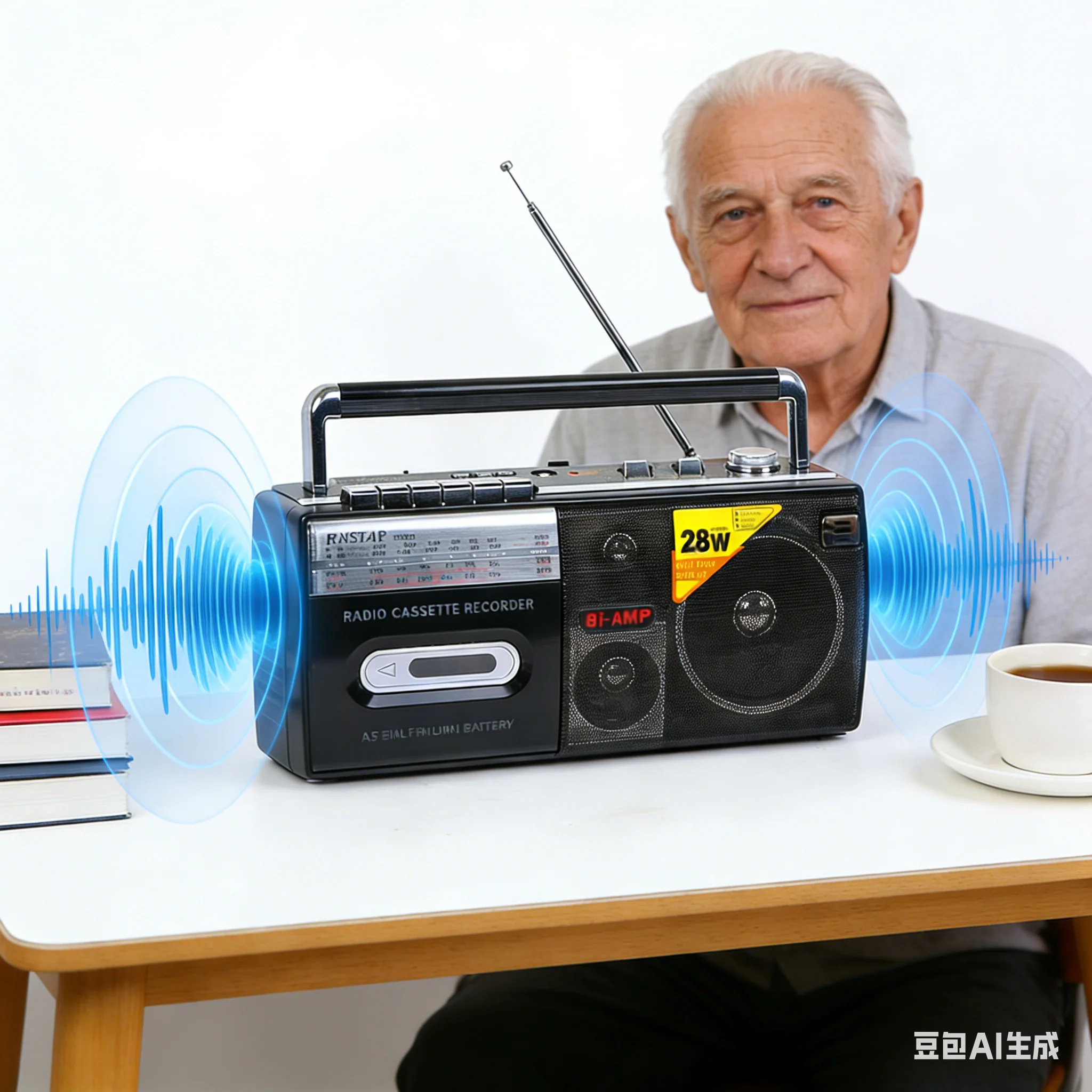 

FM MW SW Cassette Player Bluetooth Speaker Vintage Great Sound Quality USB TF Port Tape Recorde FM MW SW Radio Tape Player