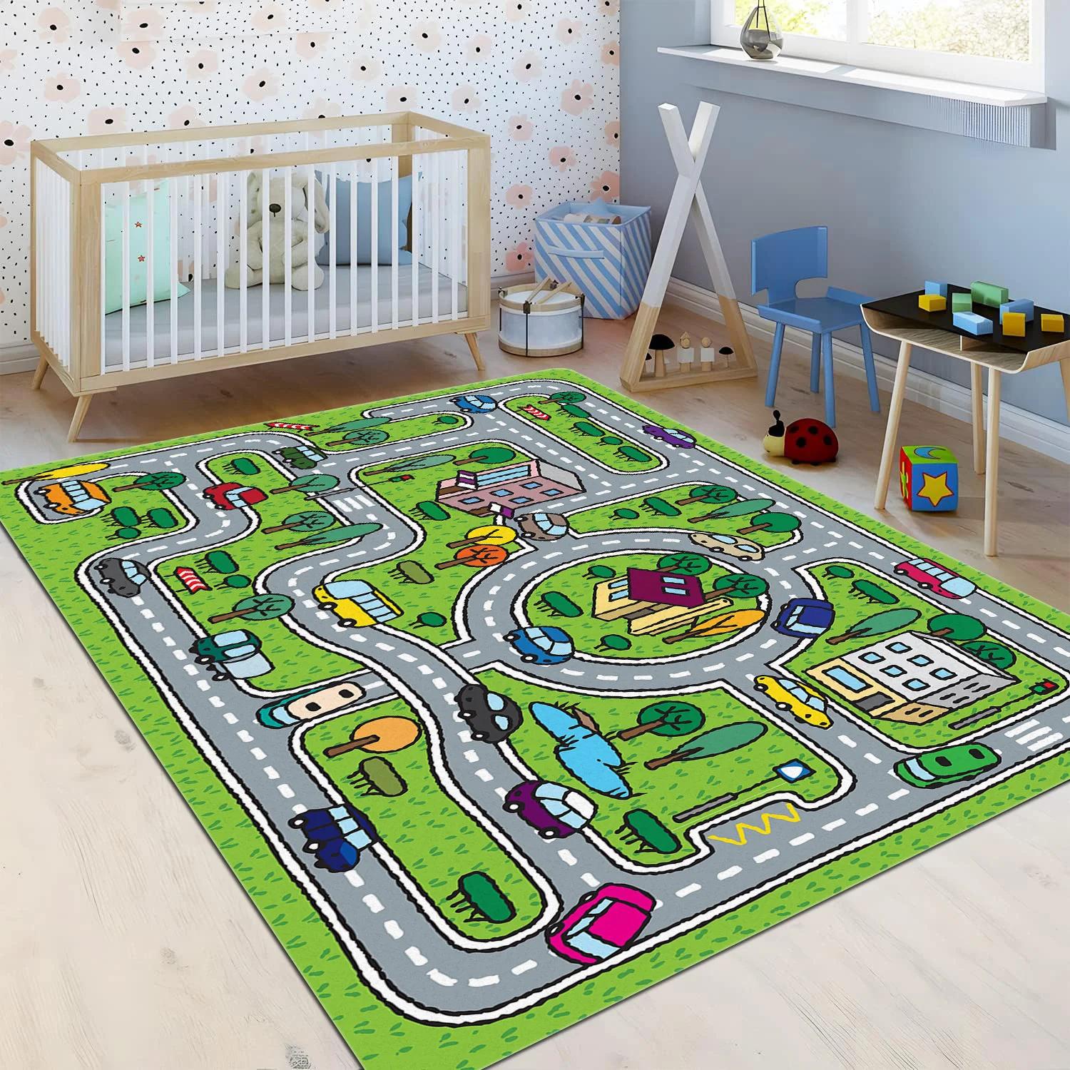 

Cute Cartoon Pattern Game Area Rug Rectangle Carpet Art Rug for Bedroom Living Room Soft Fluffy Bathroom Rug Nonslip Mat