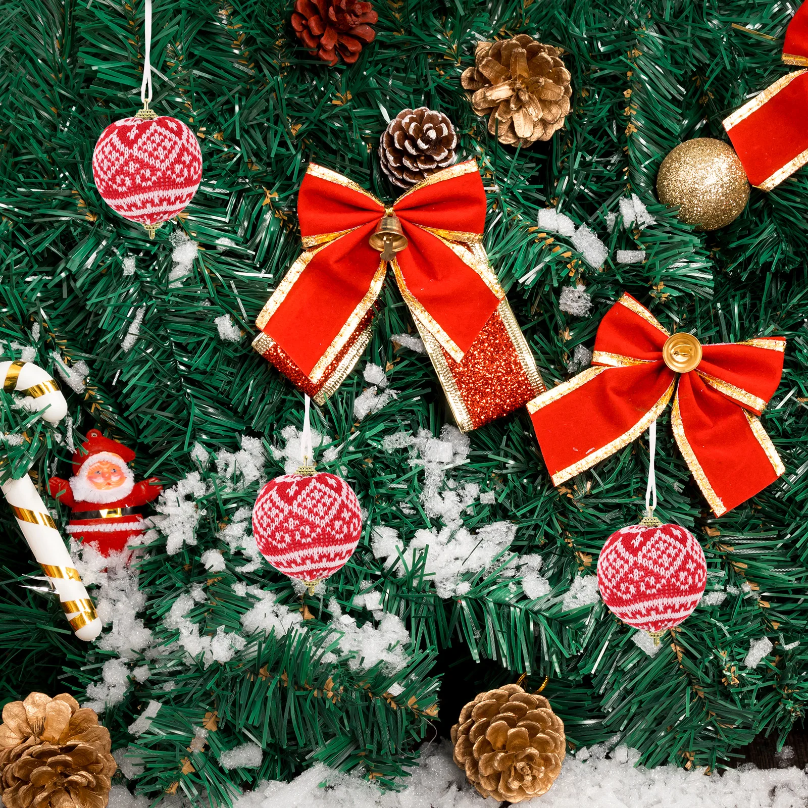 

12Pcs Xmas Ball Pendants Hanging Decoration Christmas Tree Ornaments Party Supplies Christmas Tree Balls Xmas Hanging Balls