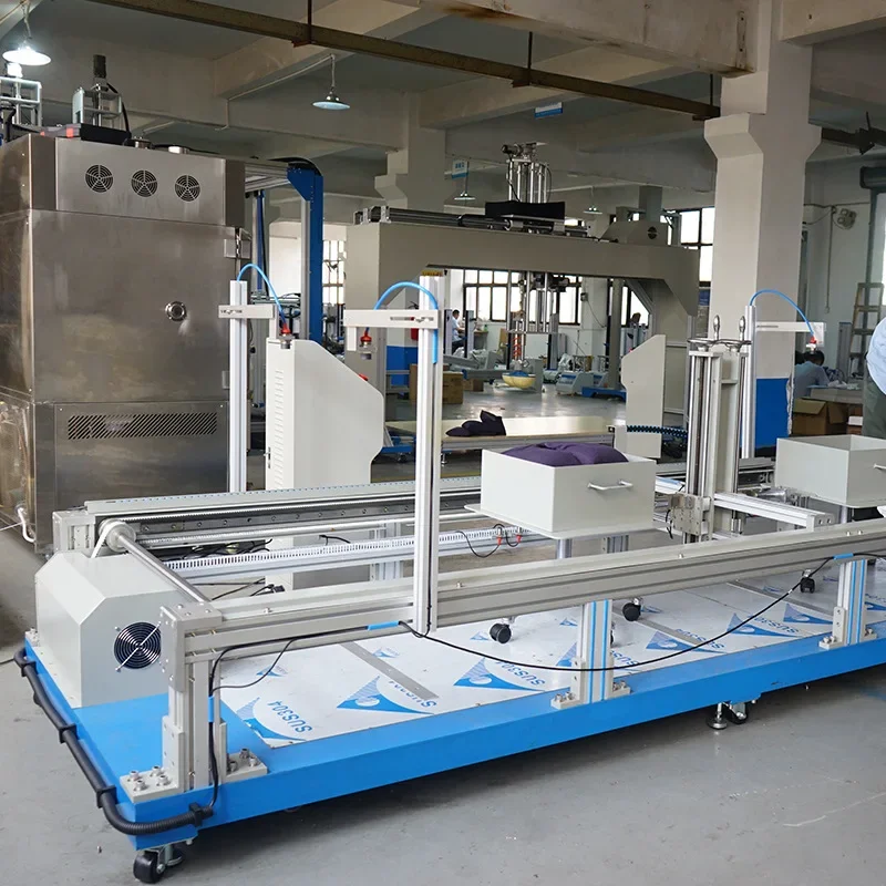Office chair caster wear tester, rotating chair caster fatigue testing device