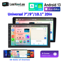 LeeKooLuu Car Radio 2 Din Autoradio Wireless Carplay Multimedia Player Universal 7 9 10 Inch 2Din Android Auto Stereo Wifi GPS