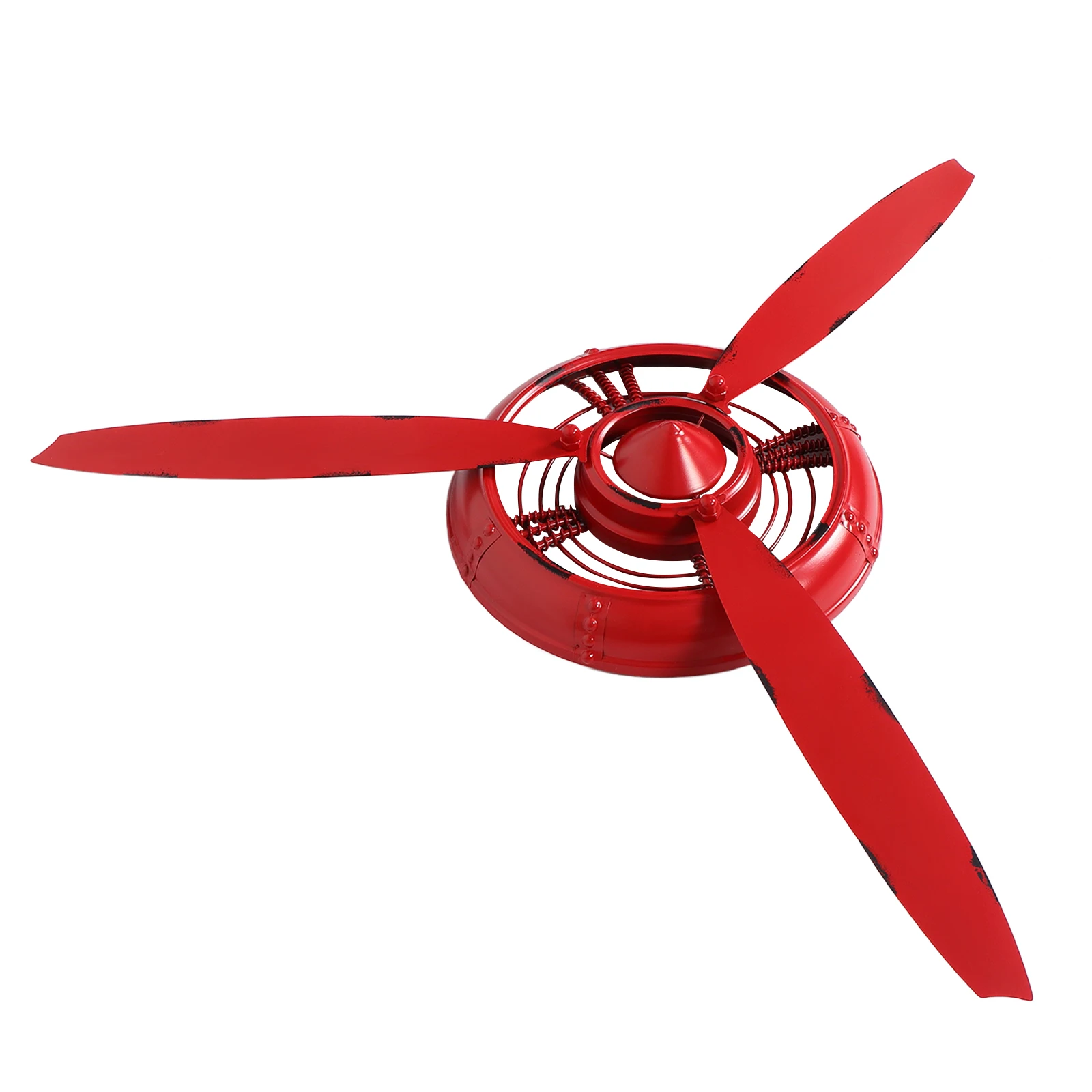 Retro Airplane Head Wall Iron Material Home Bar Supply Vintage Propeller Ornament Unique Design Wall Hanging Decor